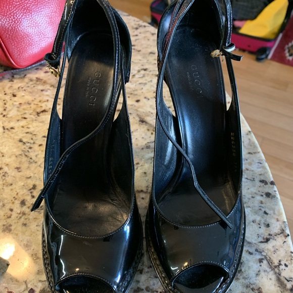 Gucci peep toe heels - Picture 4 of 7